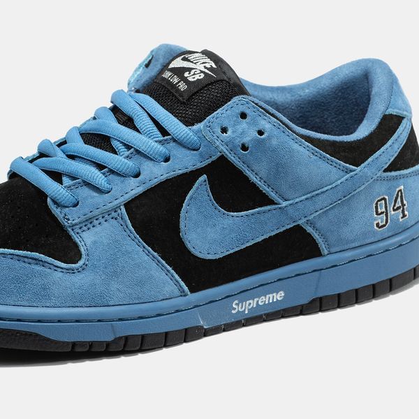 Кросівки Supreme Nike SB Dunk Low Ocean Fog 20192-Блакитний-36 фото
