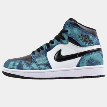 Кросівки Jordan 1 Retro High Tie-Dye 04846-Блакитний-36 фото