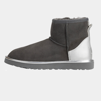 Уггі UGG Mini Dark Grey Silver 13957-Сірий-36 фото