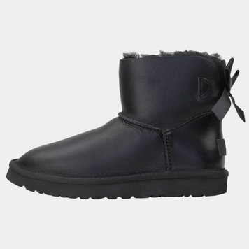 Уггі UGG Classic Mini Black Lather 04070-Чорний-36 фото
