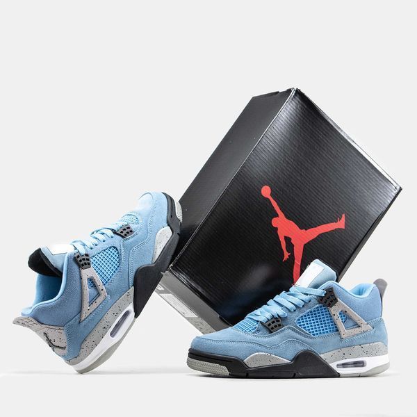 Кросівки Jordan 4 Retro SE University Blue 06556-Блакитний-37 фото