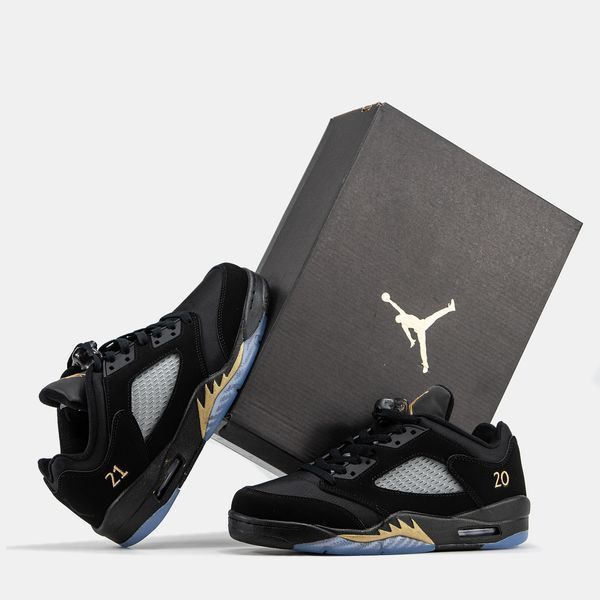 Кросівки Nike Air Jordan 5 Low Wings 19624-Чорний-36 фото