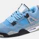 Кросівки Jordan 4 Retro SE University Blue 06556-Блакитний-37 фото 4
