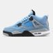 Кросівки Jordan 4 Retro SE University Blue 06556-Блакитний-37 фото 1