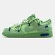 Кросівки Nike SB Dunk x Off White Green Lot 14/50 09419-Зелений-36 фото 1