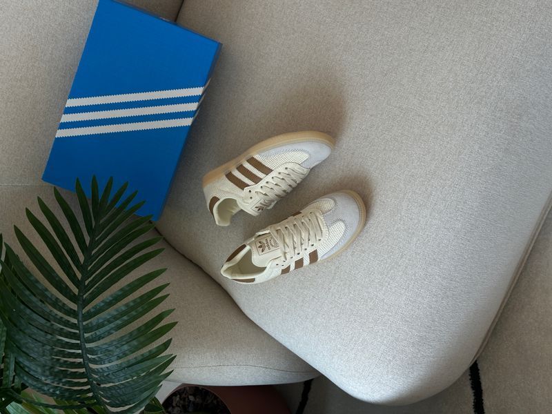 Кросівки Adidas Samba OG Cream White Cardboard 21422-Бежевий-36 фото