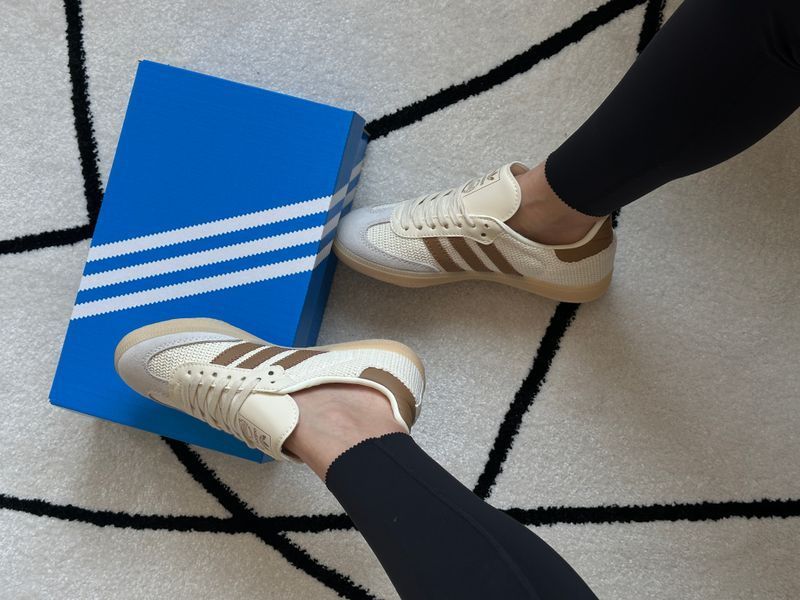 Кросівки Adidas Samba OG Cream White Cardboard 21422-Бежевий-36 фото
