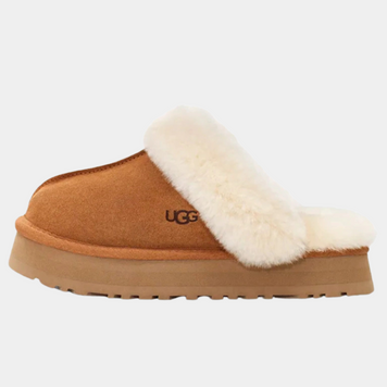 Уггі UGG Disquette Platform Slippers Chestnut 18185-Коричневий-36 фото