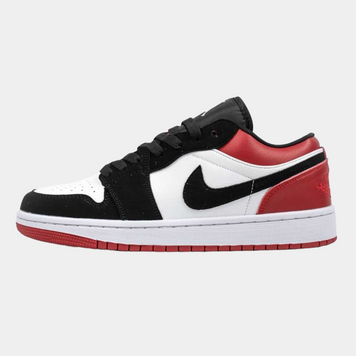 Кросівки Jordan 1 Low Red Black 01684-Мультиколір-36 фото