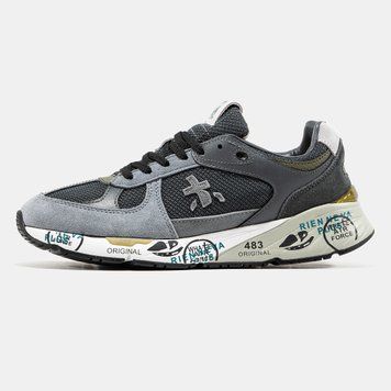 Кросівки Premiata Uomo Mase Grey Green 20346-Сірий-40 фото