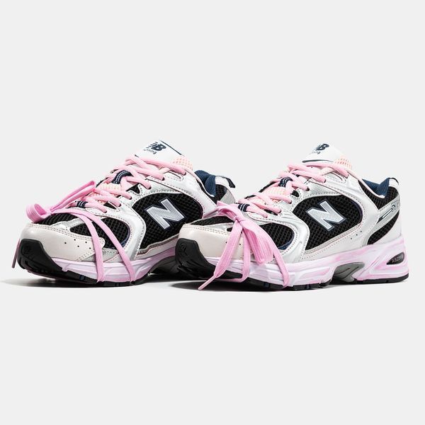 Кросівки New Balance 530 Custom Silver Blue Pink 22511-Мультиколір-36 фото