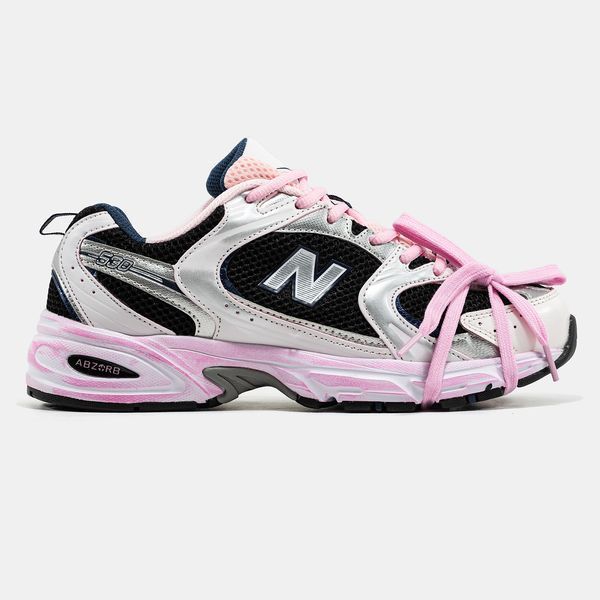 Кросівки New Balance 530 Custom Silver Blue Pink 22511-Мультиколір-36 фото