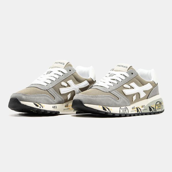 Кросівки Premiata Mick Beige Grey White 21012-Бежевий-39 фото