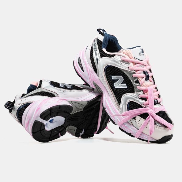 Кросівки New Balance 530 Custom Silver Blue Pink 22511-Мультиколір-36 фото