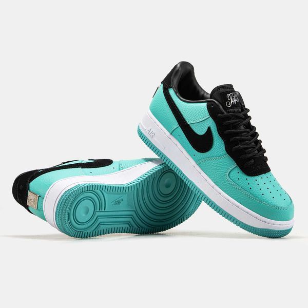 Кросівки Nike Air Force 1 Low x Tiffany & Co 11732-Блакитний-36 фото