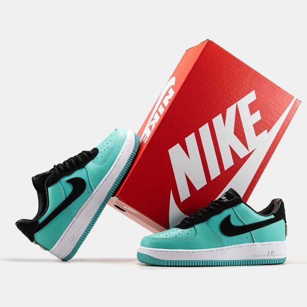 Кросівки Nike Air Force 1 Low x Tiffany & Co 11732-Блакитний-36 фото