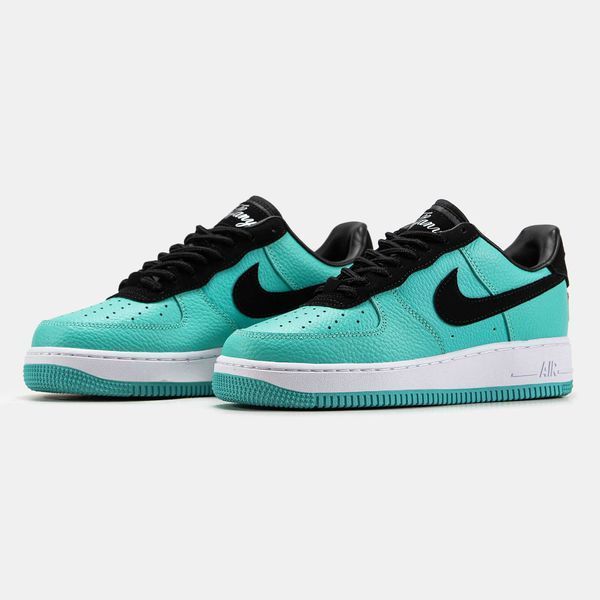 Кросівки Nike Air Force 1 Low x Tiffany & Co 11732-Блакитний-36 фото