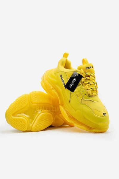 Кросівки Balenciaga Triple S "Yellow" 03378-Жовтий-36 фото