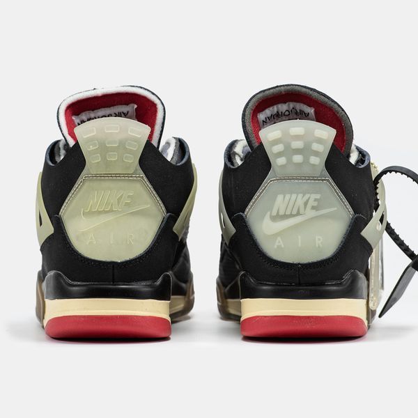 Кросівки Jordan Retro 4 Black Red Grey 07125-Чорний-40 фото