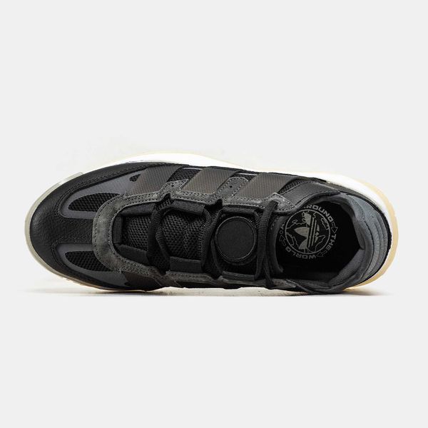 Кросівки Adidas Niteball Black White Gum 05597-Чорний-44 фото