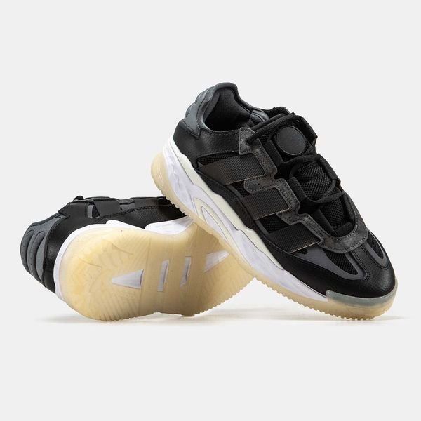 Кросівки Adidas Niteball Black White Gum 05597-Чорний-44 фото