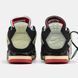 Кросівки Jordan Retro 4 Black Red Grey 07125-Чорний-40 фото 6