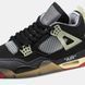 Кросівки Jordan Retro 4 Black Red Grey 07125-Чорний-40 фото 7