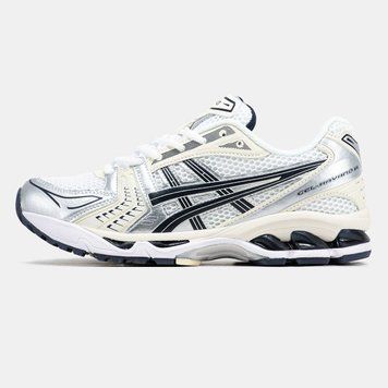 Кросівки Asics Gel-Kayano 14 White Silver Black 12708-Сріблястий-36 фото