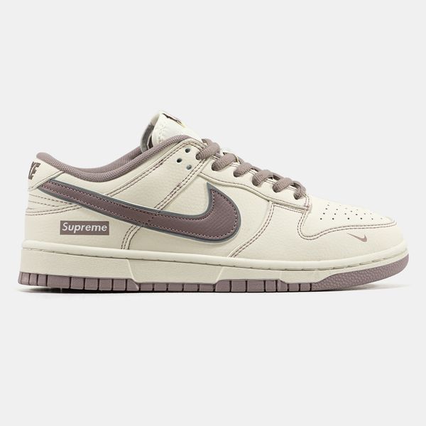 Кросівки Nike SB Dunk Low x Supreme Beige 24168-Бежевий-36 фото
