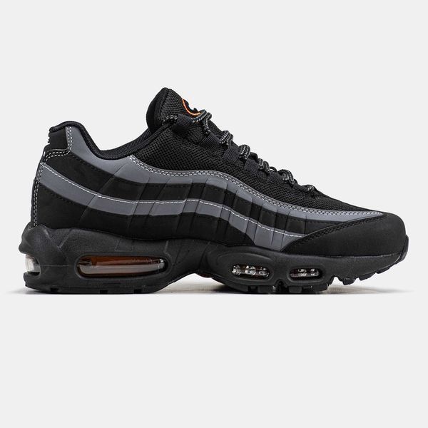 Кросівки Nike Air Max 95 Black Grey Orange 17867-Чорний-36 фото