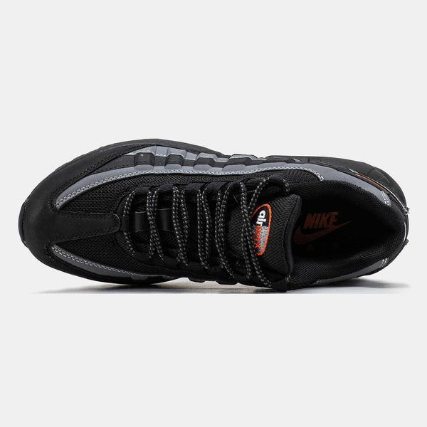 Кросівки Nike Air Max 95 Black Grey Orange 17867-Чорний-36 фото