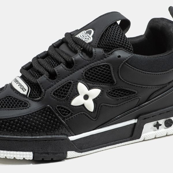 Кросівки Louis Vuitton LV Skate Sneaker Black White 17226-Чорний-36 фото