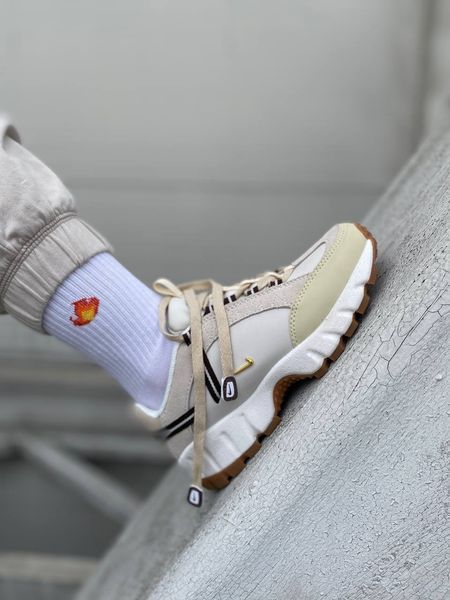 Кросівки Nike Air Humara LX Jacquemus White Gold 11747-Бежевий-36 фото
