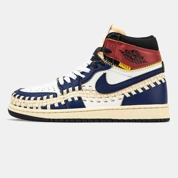 Кросівки Nike Air Jordan 1 Retro x Union L.A Blue White Red 14814-Мультиколір-41 фото