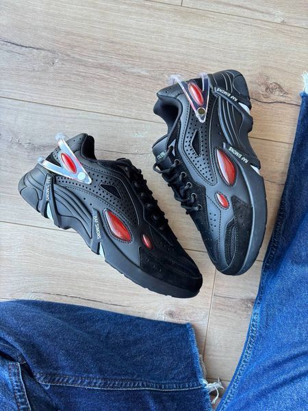 Кросівки Adidas x RAF SIMONS Cylon-21 Black Red 23646-Чорний-41 фото