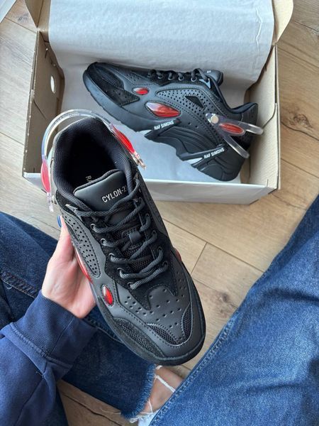 Кросівки Adidas x RAF SIMONS Cylon-21 Black Red 23646-Чорний-41 фото