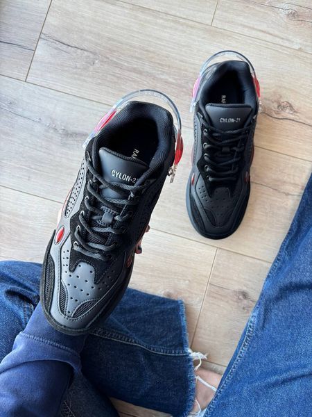 Кросівки Adidas x RAF SIMONS Cylon-21 Black Red 23646-Чорний-41 фото