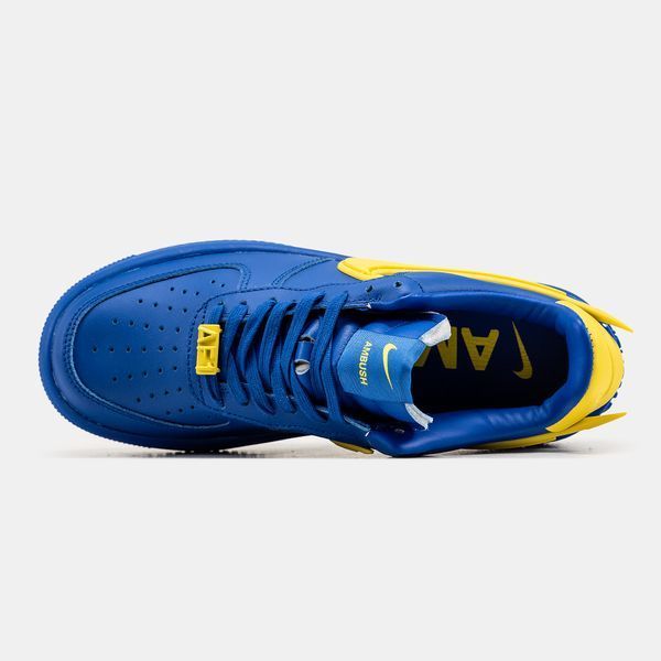 Кросівки Nike Air Force 1 Low x AMBUSH Blue Yellow 11243-Синій-37 фото