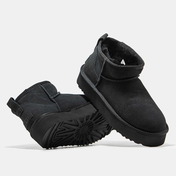 Уггі UGG Ultra Mini Platform Black 09828-Чорний-36 фото