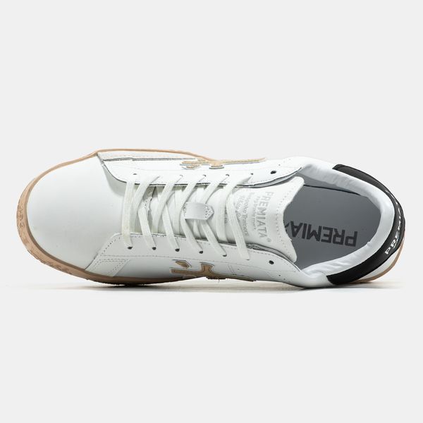 Кросівки Premiata Steven White Black Beige 22862-Білий-36 фото