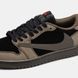 Кросівки Nike Air Jordan 1 Low x Travis Scott Brown Black 19608-Мультиколір-40 фото 4