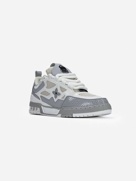Кросівки Louis Vuitton Skate Sneaker White Grey 19962-Сірий-40 фото