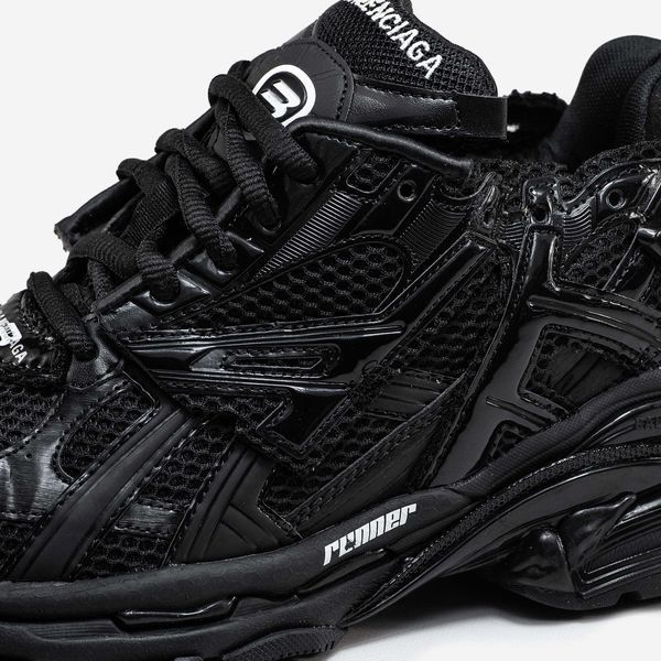 Кросівки Balenciaga Trainer Black Runner Sneakers 14065-Чорний-37 фото