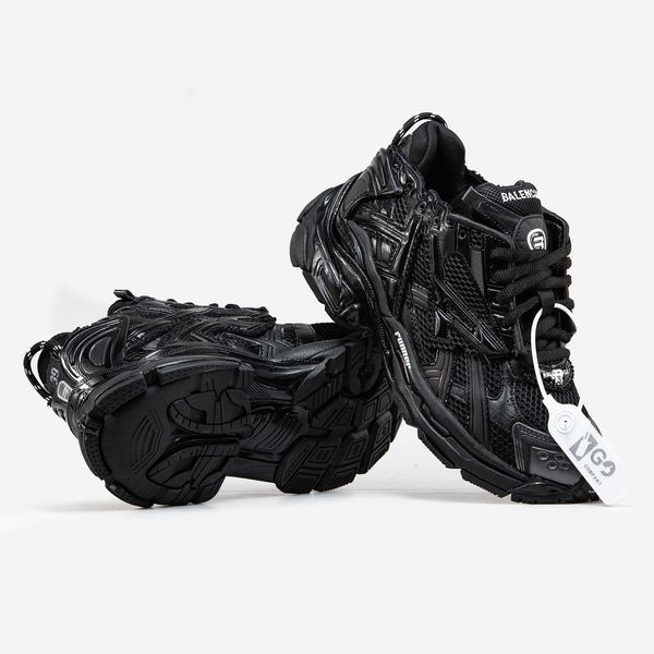 Кросівки Balenciaga Trainer Black Runner Sneakers 14065-Чорний-37 фото