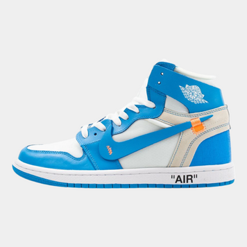 Кросівки Jordan 1Off-White 1 "Blue" 01663-Блакитний-40 фото