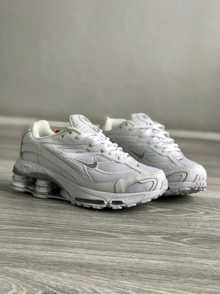 Кросівки Nike Shox Ride 2 SP &times; Supreme White Silver 21869-Білий-40 фото
