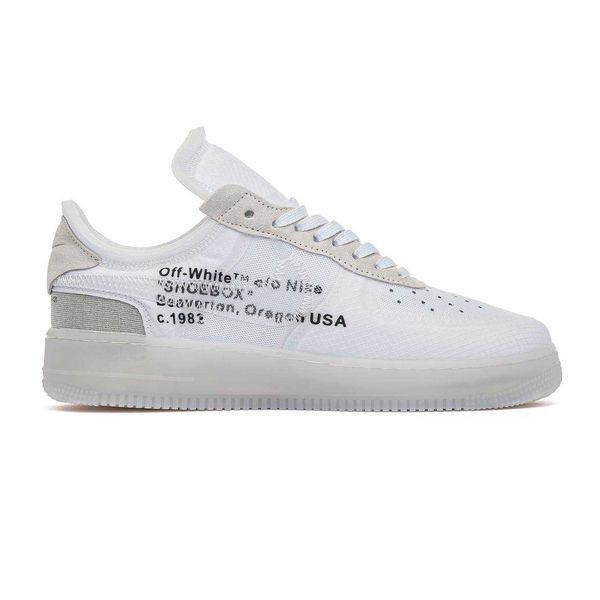 Кросівки Nike Air Force 1 Off-White White 00849-Білий-43 фото